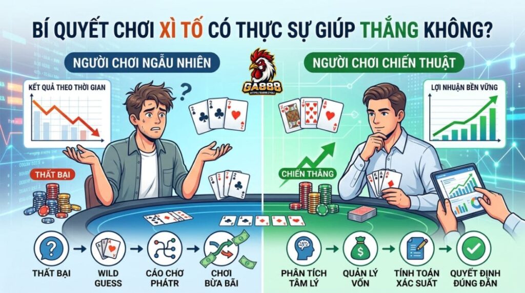 Bí quyết chơi Xì Tố có thực sự giúp thắng không?