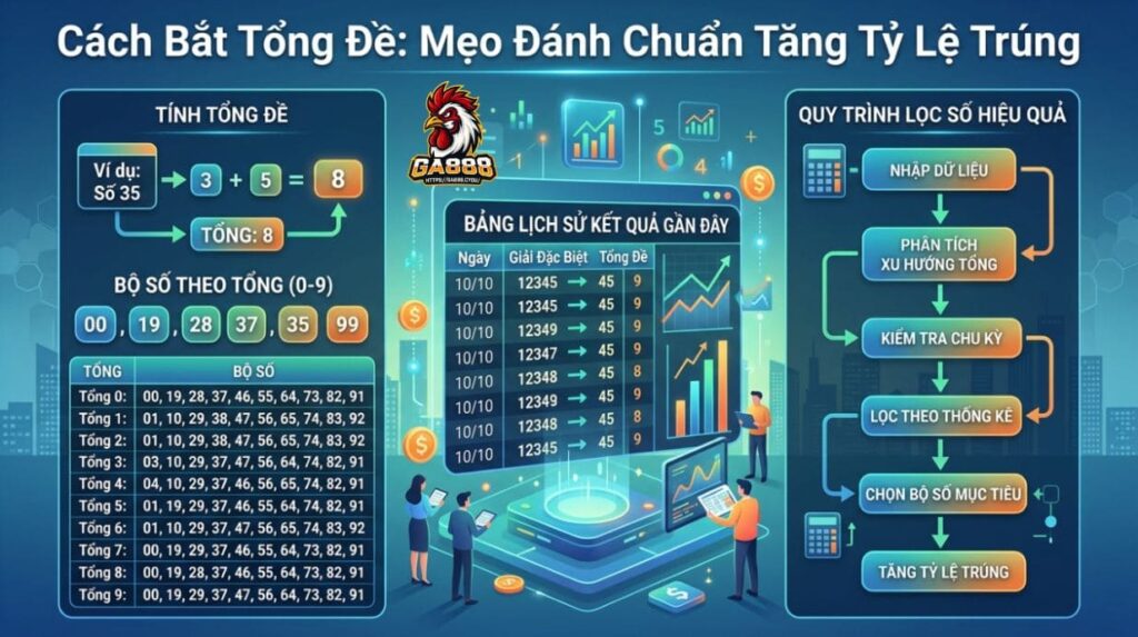 Cách bắt tổng đề hiệu quả