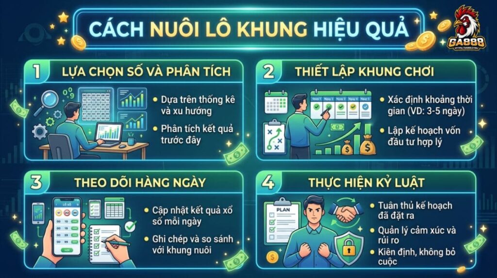 Cách nuôi lô khung hiệu quả