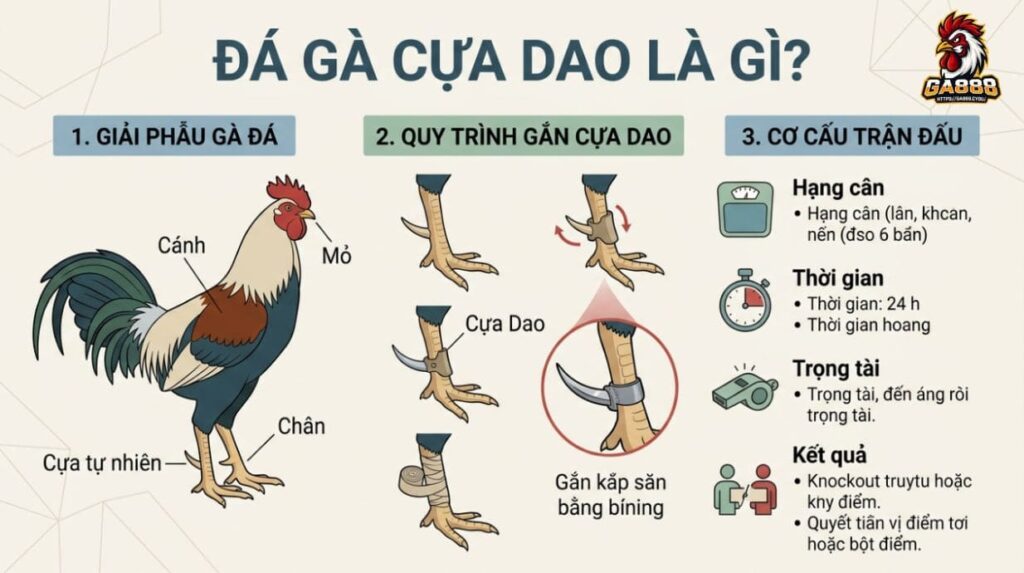 Đá gà cựa dao là gì