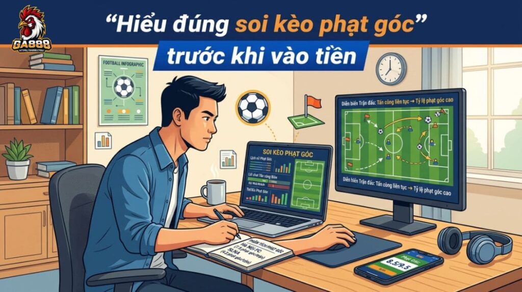 Hiểu đúng soi kèo phạt góc trước khi vào tiền