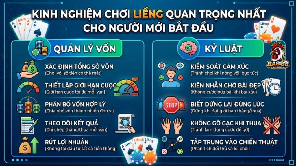 Kinh nghiệm chơi Liêng quan trọng nhất dành cho người mới