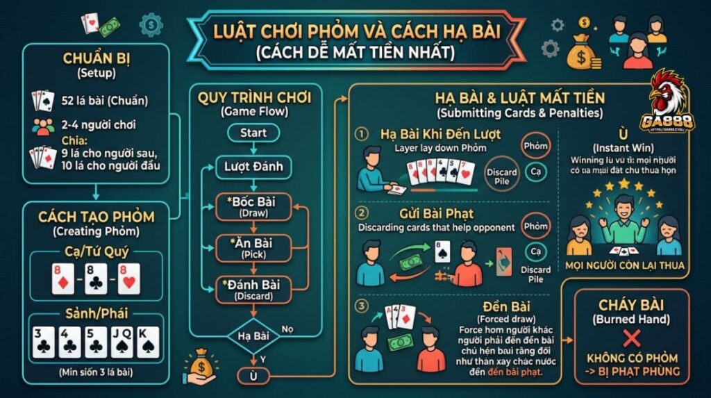 Luật hạ Phỏm và gửi bài