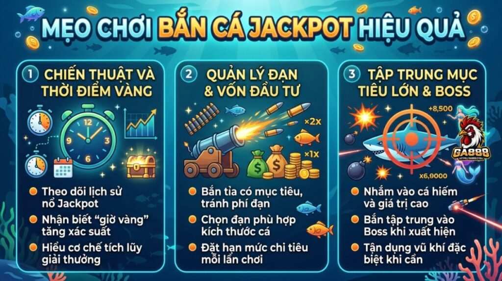 Chiến thuật chơi Bắn Cá Jackpot hiệu quả
