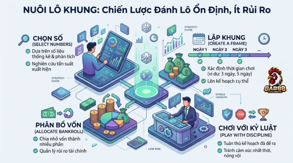 Nuôi Lô Khung: Chiến Lược Đánh Lô Ổn Định, Ít Rủi Ro