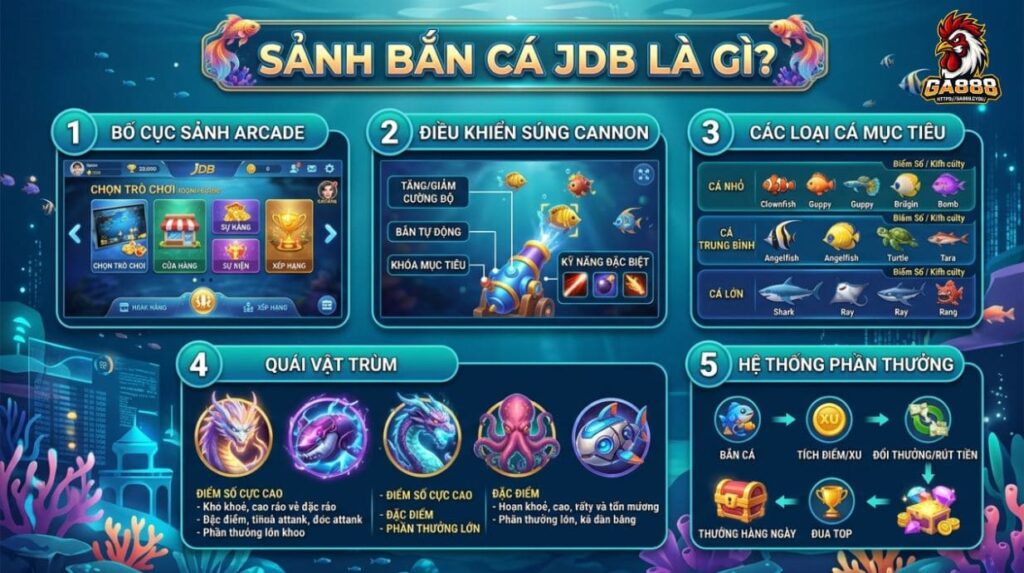 Sảnh Bắn Cá JDB là gì?