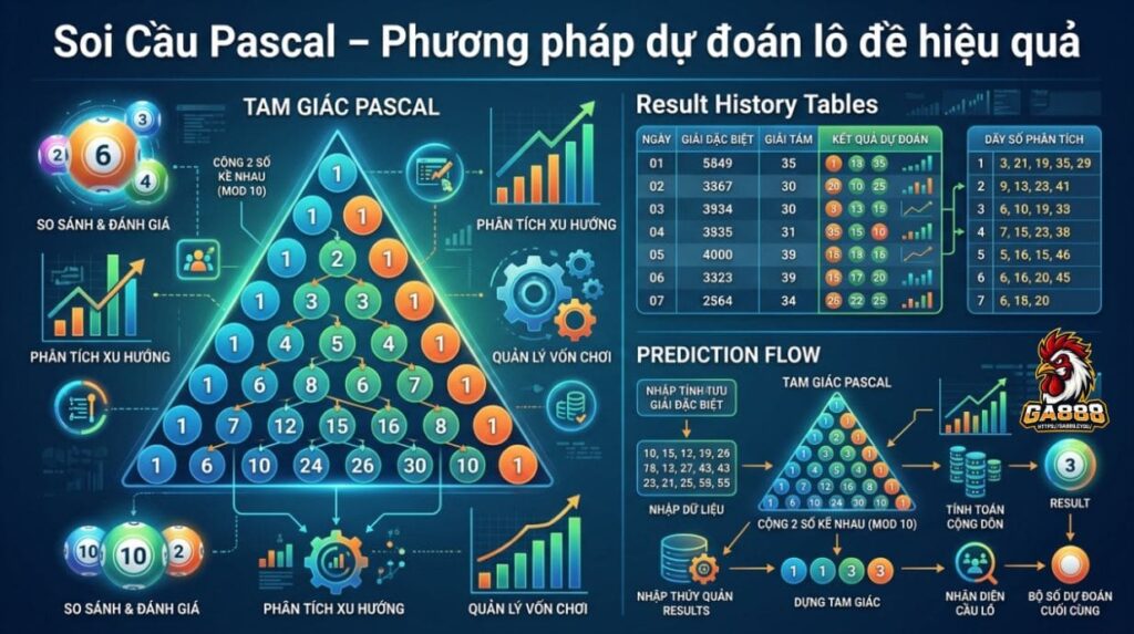 Soi Cầu Pascal – Phương pháp dự đoán lô đề hiệu quả