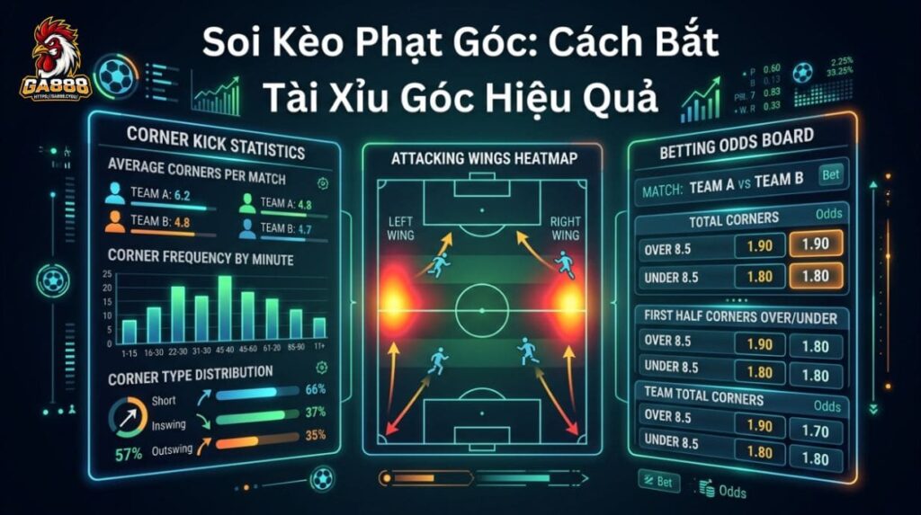 Soi Kèo Phạt Góc: Cách Bắt Tài Xỉu Góc Hiệu Quả