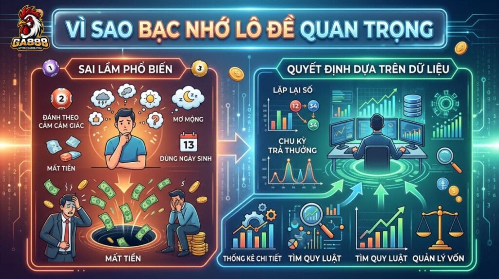 Vì sao bạc nhớ lô đề quan trọng
