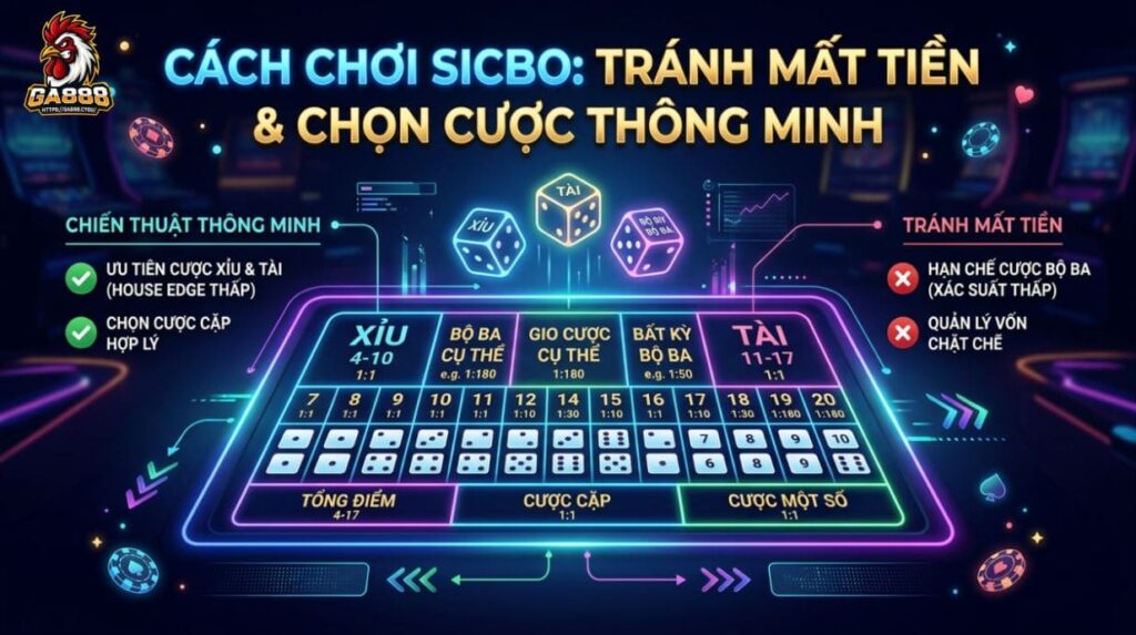 Cách Chơi Sicbo: Tránh Mất Tiền & Chọn Cược Thông Minh