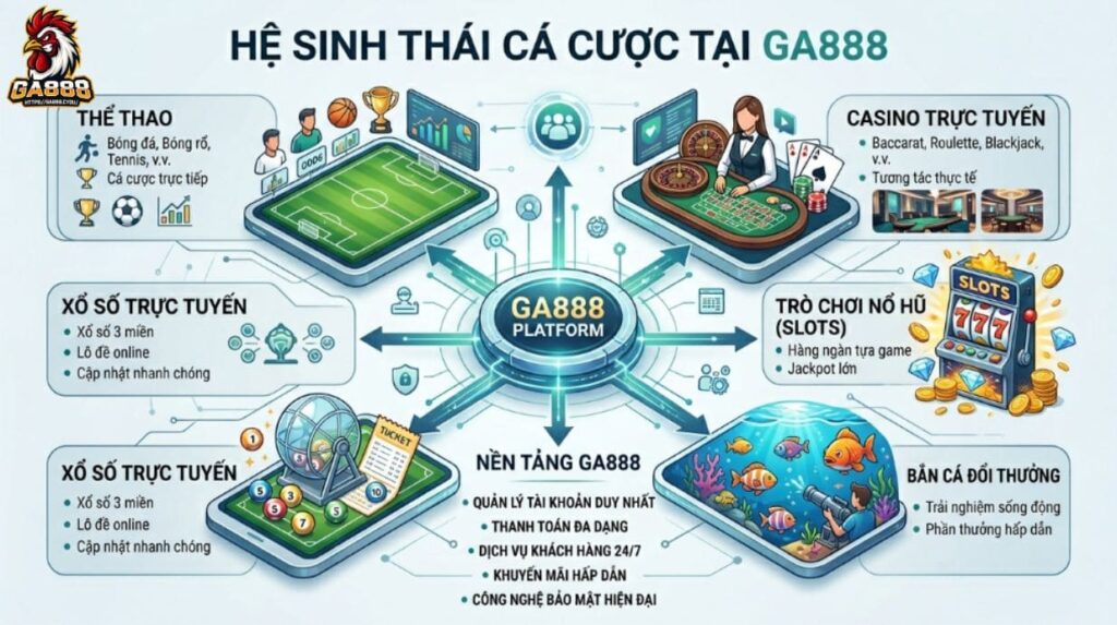 Hệ Sinh Thái Cá Cược Tại GA888