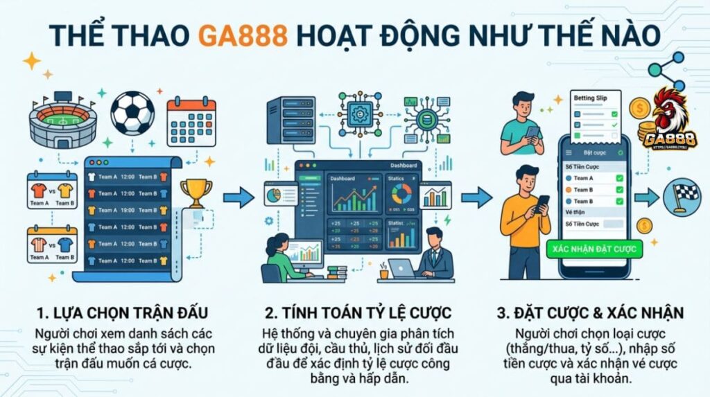 Thể Thao GA888 hoạt động như thế nào
