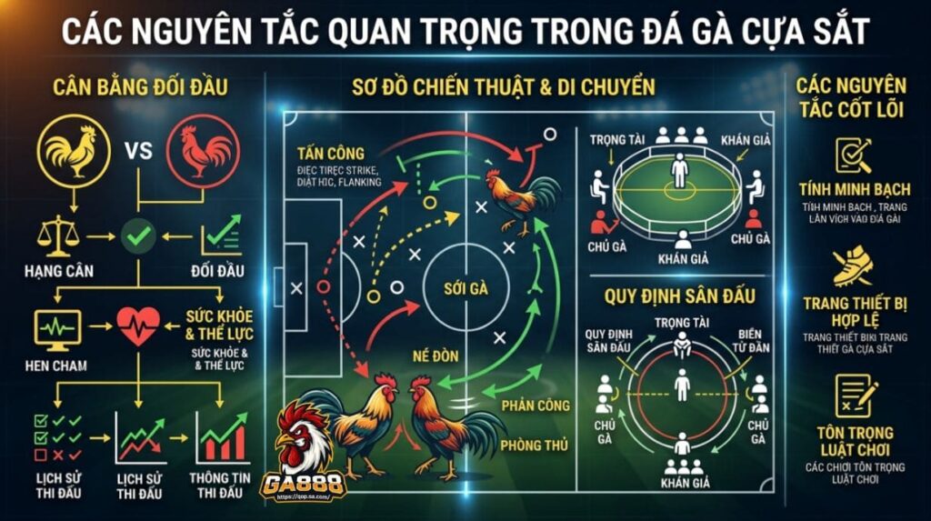 Các Nguyên Tắc Quan Trọng Trong Đá Gà Cựa Sắt