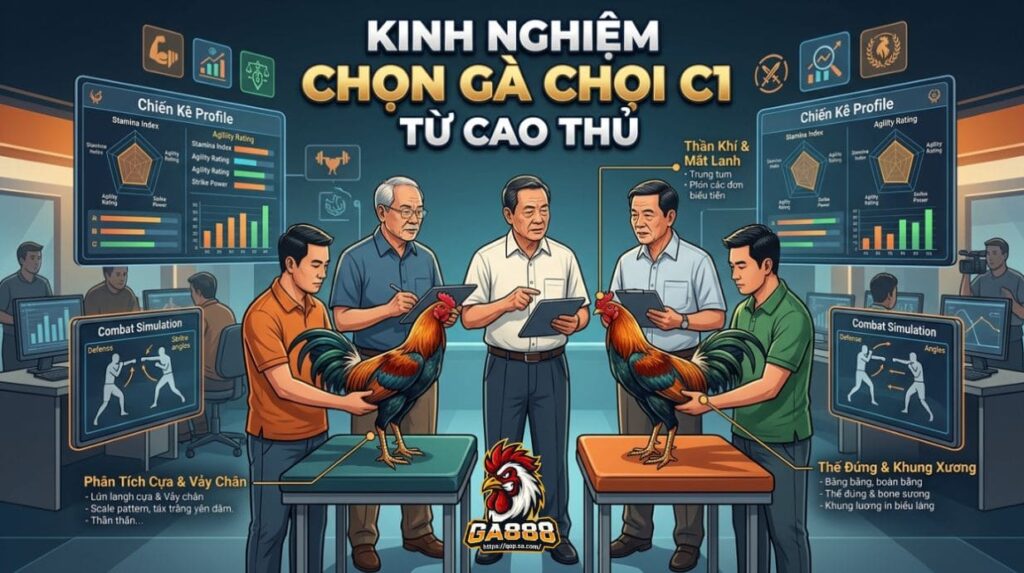 Kinh Nghiệm Chọn Gà Chọi C1 Từ Cao Thủ