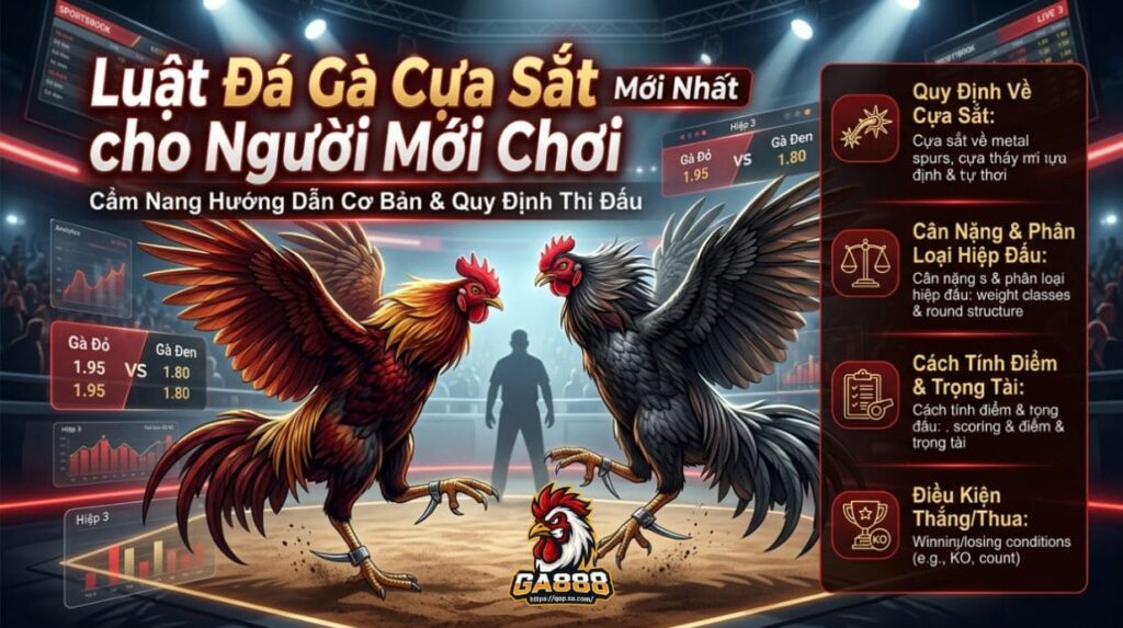 Luật Đá Gà Cựa Sắt Mới Nhất Cho Người Mới Chơi