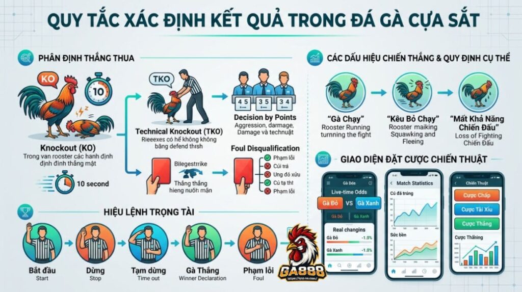 Quy Tắc Xác Định Kết Quả Trong Đá Gà Cựa Sắt