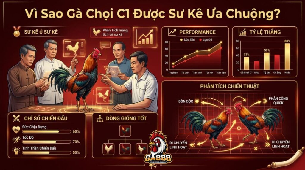 Vì Sao Gà Chọi C1 Được Sư Kê Ưa Chuộng?